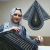 Kuran'ı eliyle ipeğin üzerine yazdı