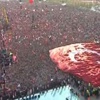 Yenikapı'daki 'Fetih Kutlamaları'nın havadan görüntüsü Yenikapı'daki 'Fetih Kutlamaları'nın havadan görüntüsü