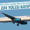 Rusya'ya ait yolcu uçağı Mısır'da düştü Rusya'ya ait yolcu uçağı Mısır'da düştü