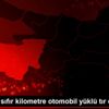Bursa da sıfır kilometre otomobil yüklü tır devrildi