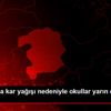 Karlıova da kar yağışı nedeniyle okullar yarın da ...