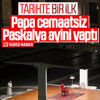 Papa tarihte ilk kez cemaatsiz Paskalya ayini düzenledi