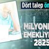 Türkiye Emekliler Derneği taleplerini iletti: Emekliye en az 2 bin 825 TL