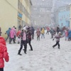 Kar yağdı eğitime ara verildi Kar yağdı eğitime ara verildi