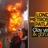 İngiltere'de metro istasyonunda yangın