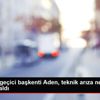 Yemen in geçici başkenti Aden, teknik arıza nedeniyle ...
