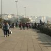Moda Sahili nde dikkat çeken kalabalık Moda Sahili nde dikkat çeken kalabalık