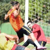 Galatasaray millilerden yoksun çalıştı Galatasaray millilerden yoksun çalıştı