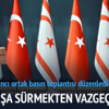 Erdoğan-Akıncı ortak basın açıklaması yaptı Erdoğan-Akıncı ortak basın açıklaması yaptı