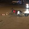 Kask takmayan motosiklet sürücüsü ölümden döndü Kask takmayan motosiklet sürücüsü ölümden döndü