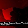 Giresun Ziraat Odası Başkanı Karan: "Fındık üreticisi ...