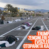 ABD'de evsizler otoparkta karantinaya alındı
