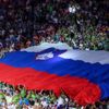 Slovenya taraftarı şampiyonluk kutladı Slovenya taraftarı şampiyonluk kutladı