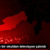 Mersin de bir okuldan televizyon çalındı