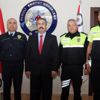 Denizli’de rüşvet kabul etmeyen polisler ödüllendirildi
