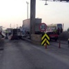 Otoyol gişesinde feci kaza Otoyol gişesinde feci kaza