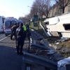 İstanbul'da servis midibüsü devrildi: 11 yaralı