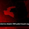 Bitlis te jandarma ekipleri 865 paket kaçak sigara ...
