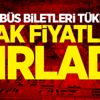Bayram için otobüs biletleri tükendi uçak fiyatları fırladı Bayram için otobüs biletleri tükendi uçak fiyatları fırladı