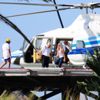 Ali Ağaoğlu helikopteriyle bayramlaşmaya geldi