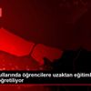İELEV Okullarında öğrencilere uzaktan eğitimle evde ...