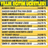 Yabancı liselerin ücretleri açıklandı