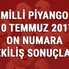 On Numara çekiliş sonuçları 10 Temmuz 2017 MPİ On Numara çekilişi bilet sorgulama ekranı On Numara çekiliş sonuçları 10 Temmuz 2017 MPİ On Numara çekilişi bilet sorgulama ekranı