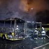 Tekirdağ'da üç halk otobüsü yandı Tekirdağ'da üç halk otobüsü yandı