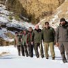 Doğaseverlerin karda trekking keyfi Doğaseverlerin karda trekking keyfi