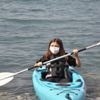İstanbul Boğazı sosyal mesafeli kanolarla la renklendi İstanbul Boğazı sosyal mesafeli kanolarla la renklendi