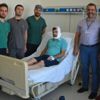 Kalça kemiğini yüzüne naklettiler Kalça kemiğini yüzüne naklettiler