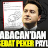 ﻿Ali Babacan olay Sedat Peker paylaşımı