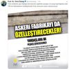 İYİ Parti'den askeri fabrikanın özelleştirilmesine sert tepki İYİ Parti'den askeri fabrikanın özelleştirilmesine sert tepki