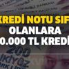 Hemen internetten başvuru yapın! Bu bankalar kredi notu 0 olanlara 50.000 TL kredi veriyor!