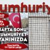 Hafta sonu kısıtlamalarında Cumhuriyet'e ulaşabileceksiniz