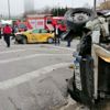 Yan yola girmeye çalıştı, ortalık savaş alanına döndü