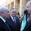 Erdoğan ile Bahçeli'nin sıcak sohbeti