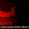 Beşiktaşlı futbolculardan AFAD a 300 bin TL Beşiktaşlı futbolculardan AFAD a 300 bin TL