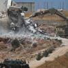 İşgalci İsrail zulme doymuyor! Filistinlilere ait bir ev ile su deposunu yıktı