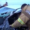 Silivri de iki araç kafa kafa çarpıştı 4 yaralı Silivri de iki araç kafa kafa çarpıştı 4 yaralı