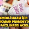 Emekli maaşı için 8 bankadan promosyon ve düşük faizli kredi açıklaması (2020 yılı promosyon ödemeleri başladı mı, ne zaman?)