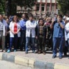 Gaziantep’te Sağlık Çalışanlarına Saldırı Protesto Edildi Gaziantep’te Sağlık Çalışanlarına Saldırı Protesto Edildi