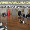 Başkan Erdoğan'dan 4'lü zirve sonrası açıklama: Çalışmalarımızı kararlılıkla sürdüreceğiz