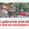 Şehit jandarma onbaşı Müsellim Ünal'a son görev Şehit jandarma onbaşı Müsellim Ünal'a son görev