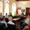 Muhtarlardan Kaymakama Hayırlı Olsun Ziyareti Muhtarlardan Kaymakama Hayırlı Olsun Ziyareti