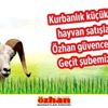Özhan da kurbanlık satışları başladı Özhan da kurbanlık satışları başladı