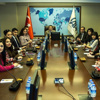 AA'dan Azerbaycanlı öğrencilere habercilik eğitimi AA'dan Azerbaycanlı öğrencilere habercilik eğitimi