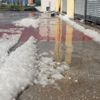 Kars'ı dolu yağışı vurdu Kars'ı dolu yağışı vurdu