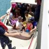 Sürat teknesi arızalanan 18 kaçak kurtarıldı Sürat teknesi arızalanan 18 kaçak kurtarıldı