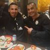 Ibrahimovic Türk restoranında iftar sofrasında Ibrahimovic Türk restoranında iftar sofrasında